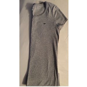 Women’s Lacoste Ribbed Crew Neck T-shirt